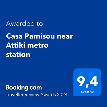 Apartamento Casa Pamisou near Attiki metro station Atenas Exterior foto
